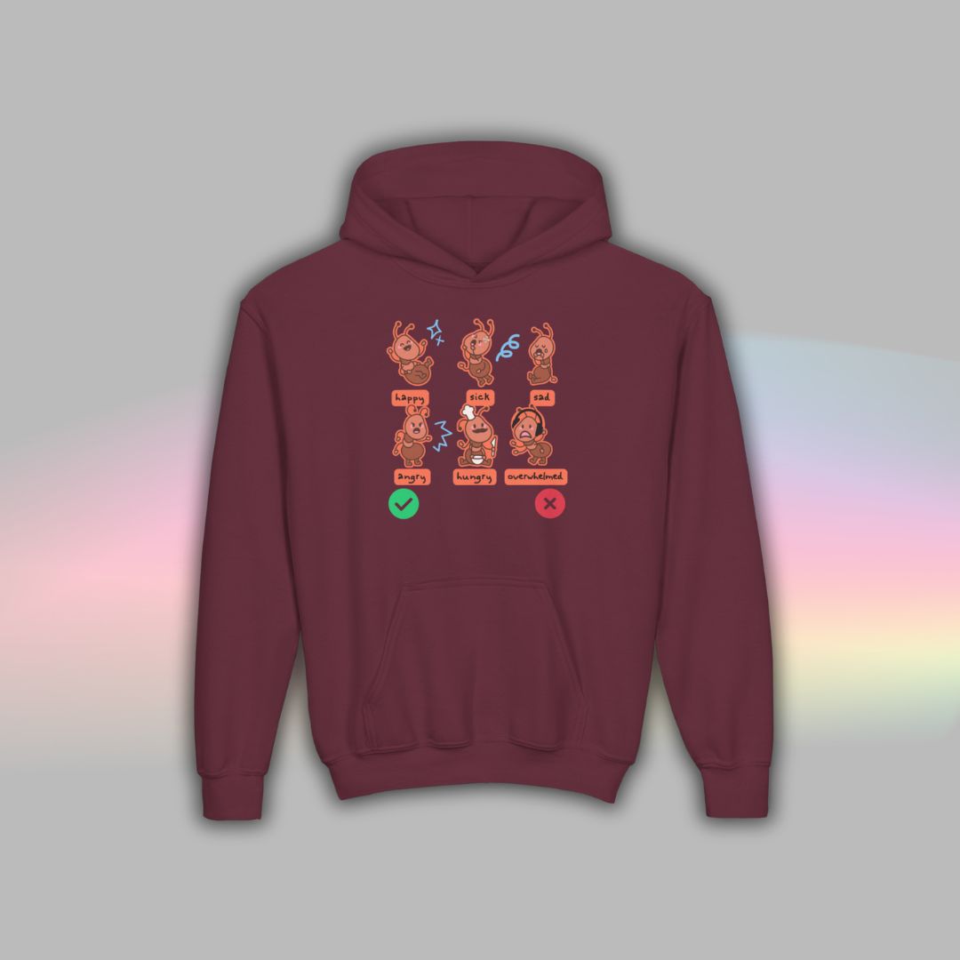 Ant Communication Hoodie for Kids | Nonverbal Autism Support