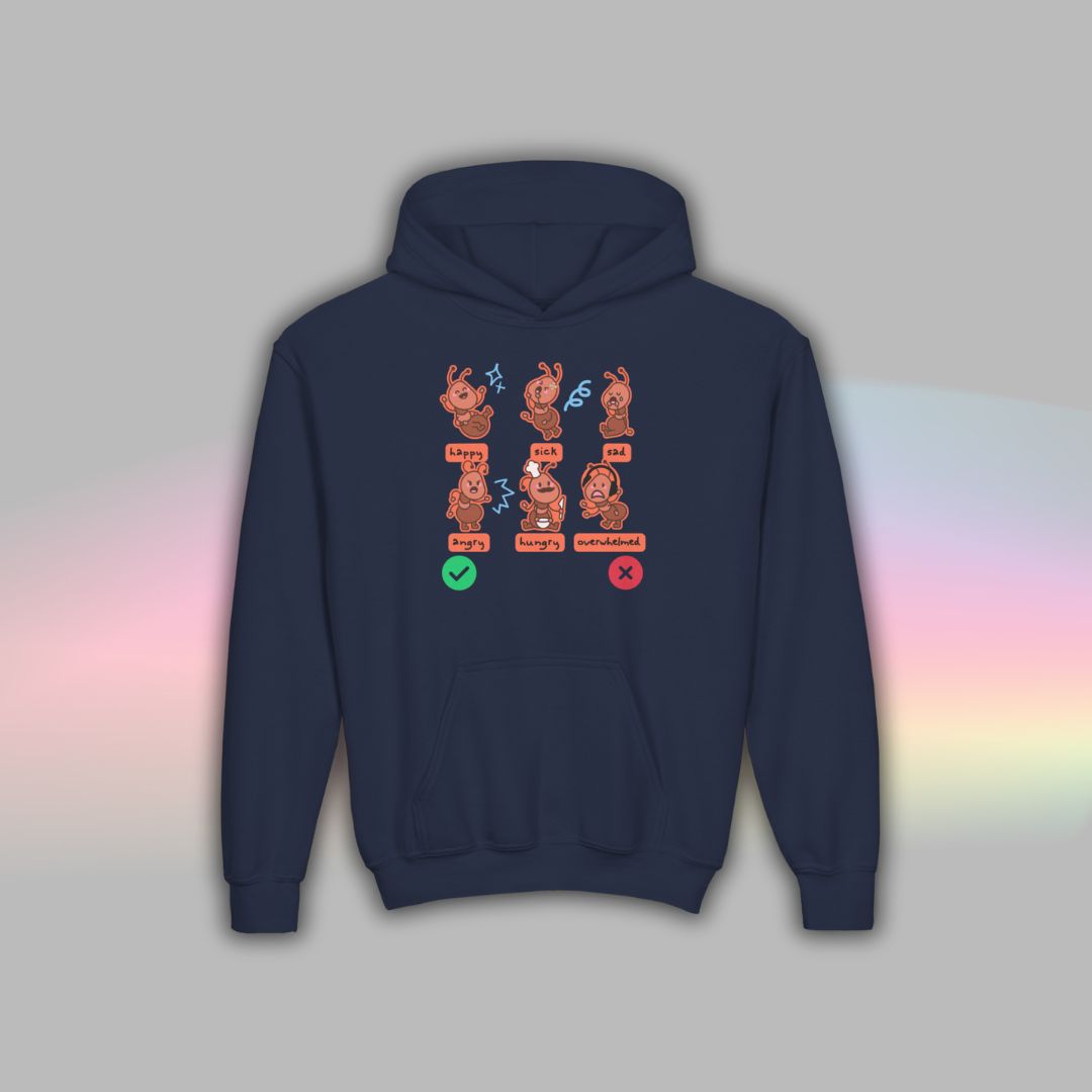Ant Communication Hoodie for Kids | Nonverbal Autism Support