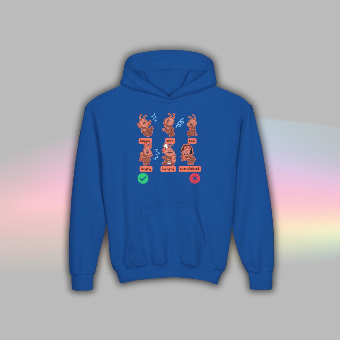 Ant Communication Hoodie for Kids | Nonverbal Autism Support