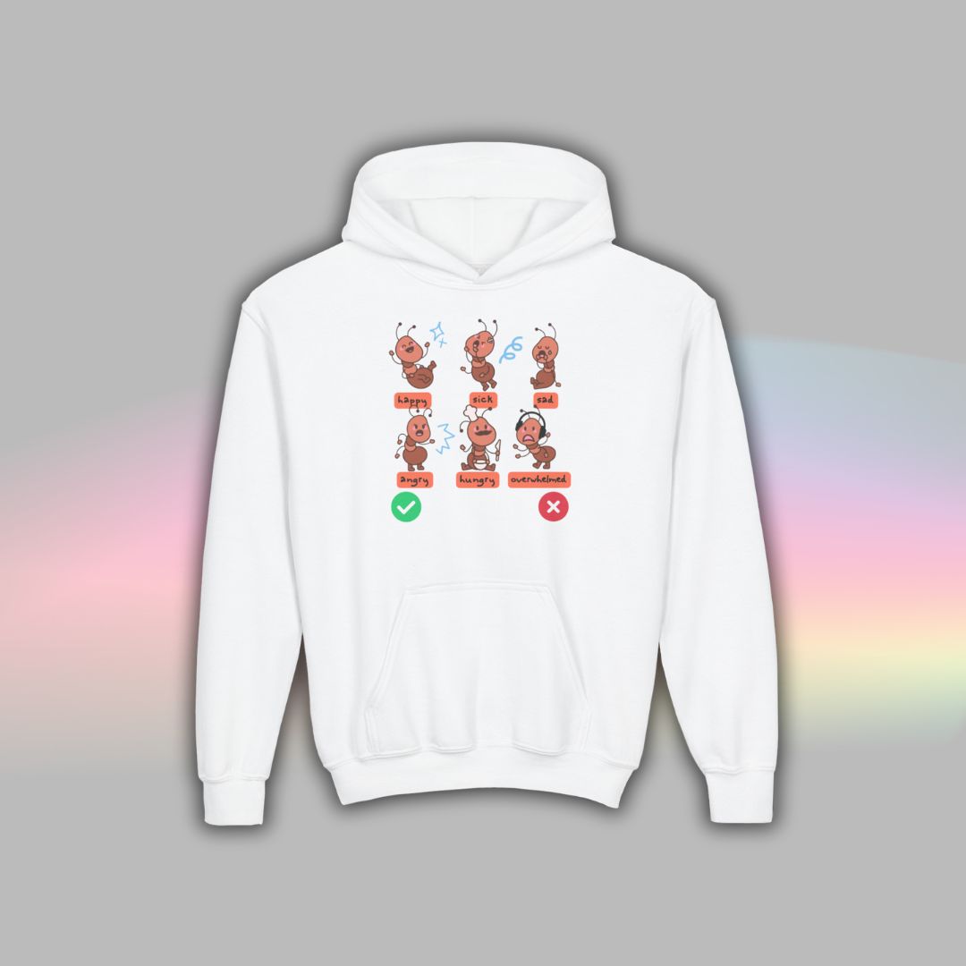 Ant Communication Hoodie for Kids | Nonverbal Autism Support
