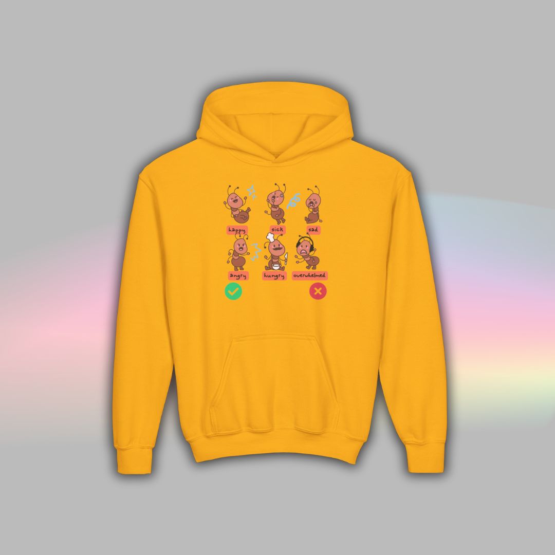Ant Communication Hoodie for Kids | Nonverbal Autism Support