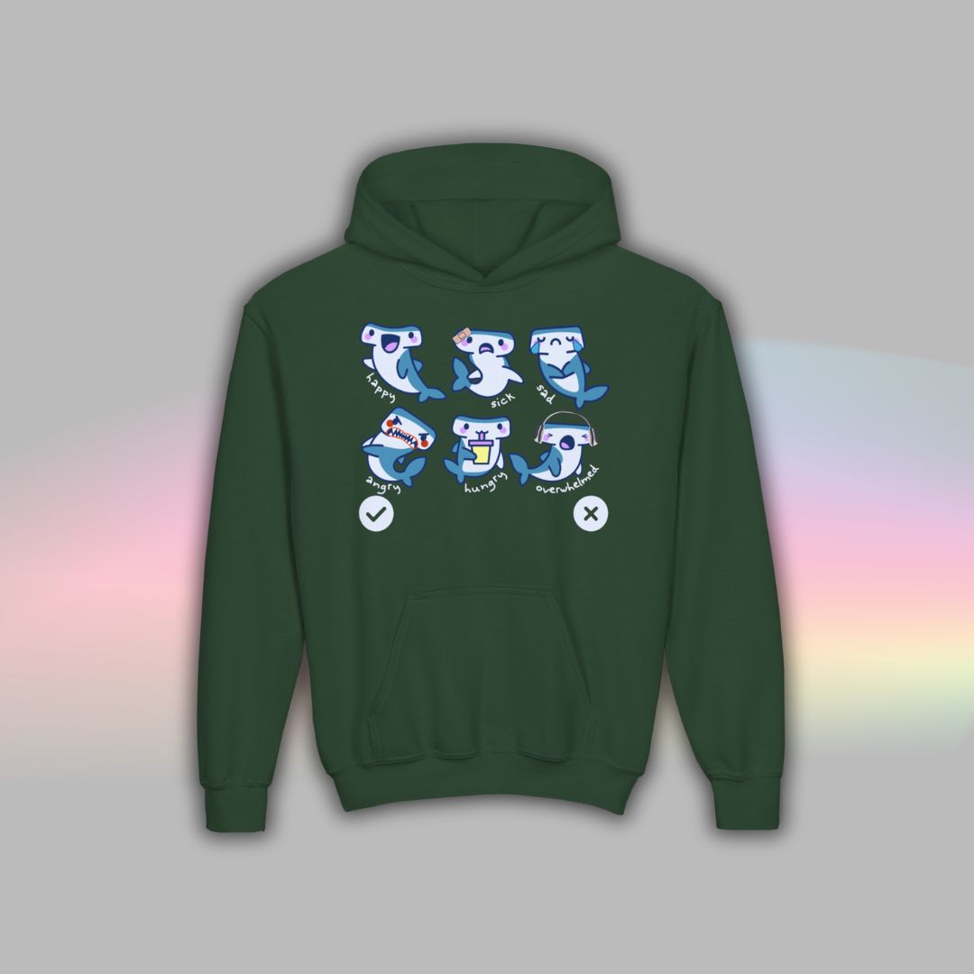 Kids Autism Shirt | Communication Hoodie | Neurodiversity Shirt Shark