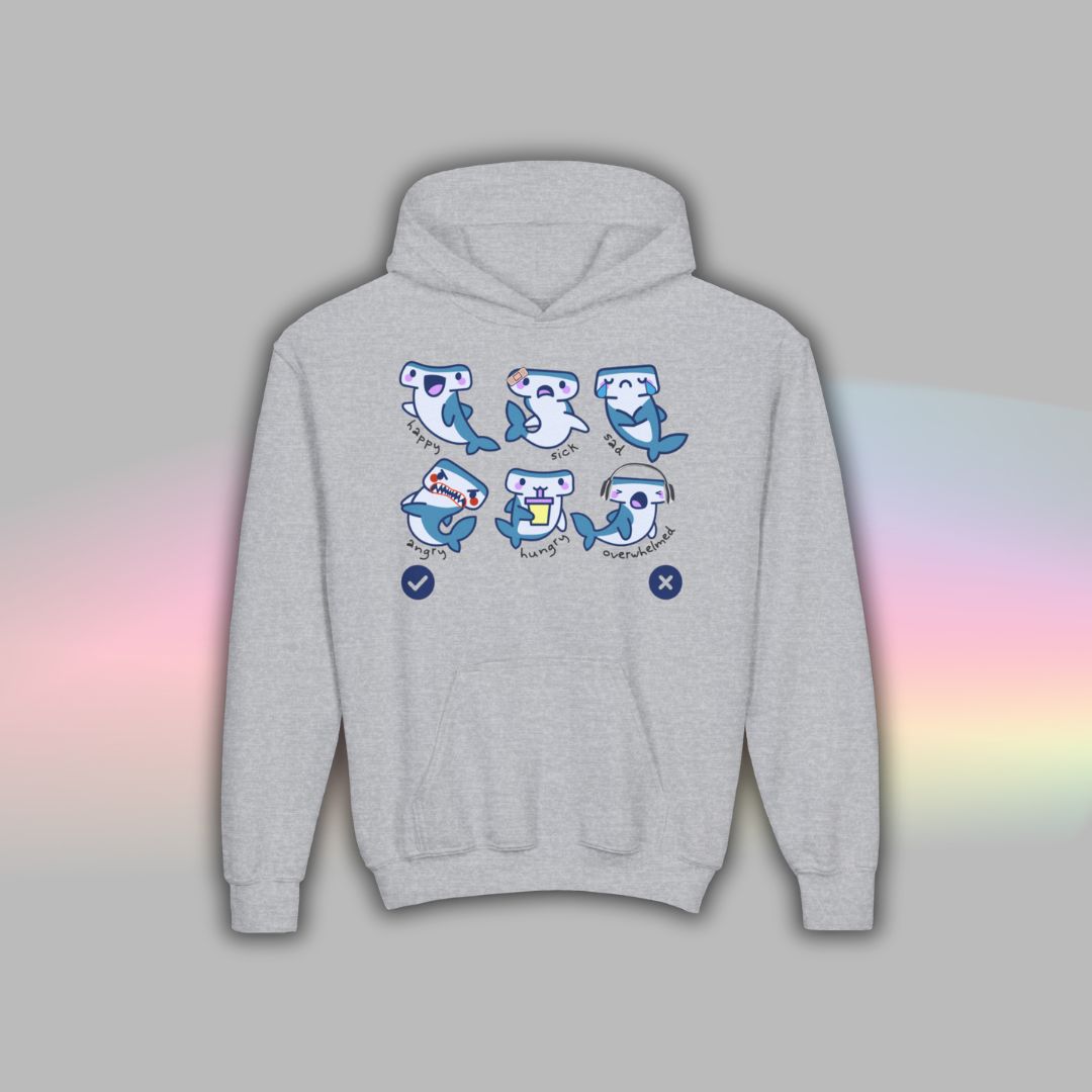 Kids Autism Shirt | Communication Hoodie | Neurodiversity Shirt Shark