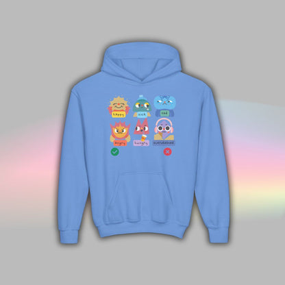 Kids Autism Hoodie | Nonverbal Shirt | Communication Visuals Riso