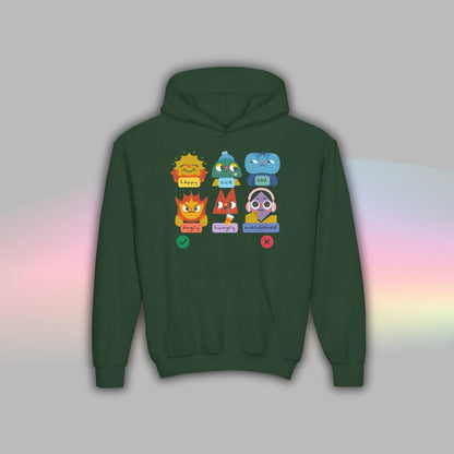 Kids Autism Hoodie | Nonverbal Shirt | Communication Visuals Riso