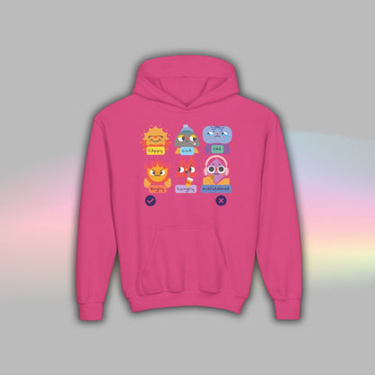 Kids Autism Hoodie | Nonverbal Shirt | Communication Visuals Riso