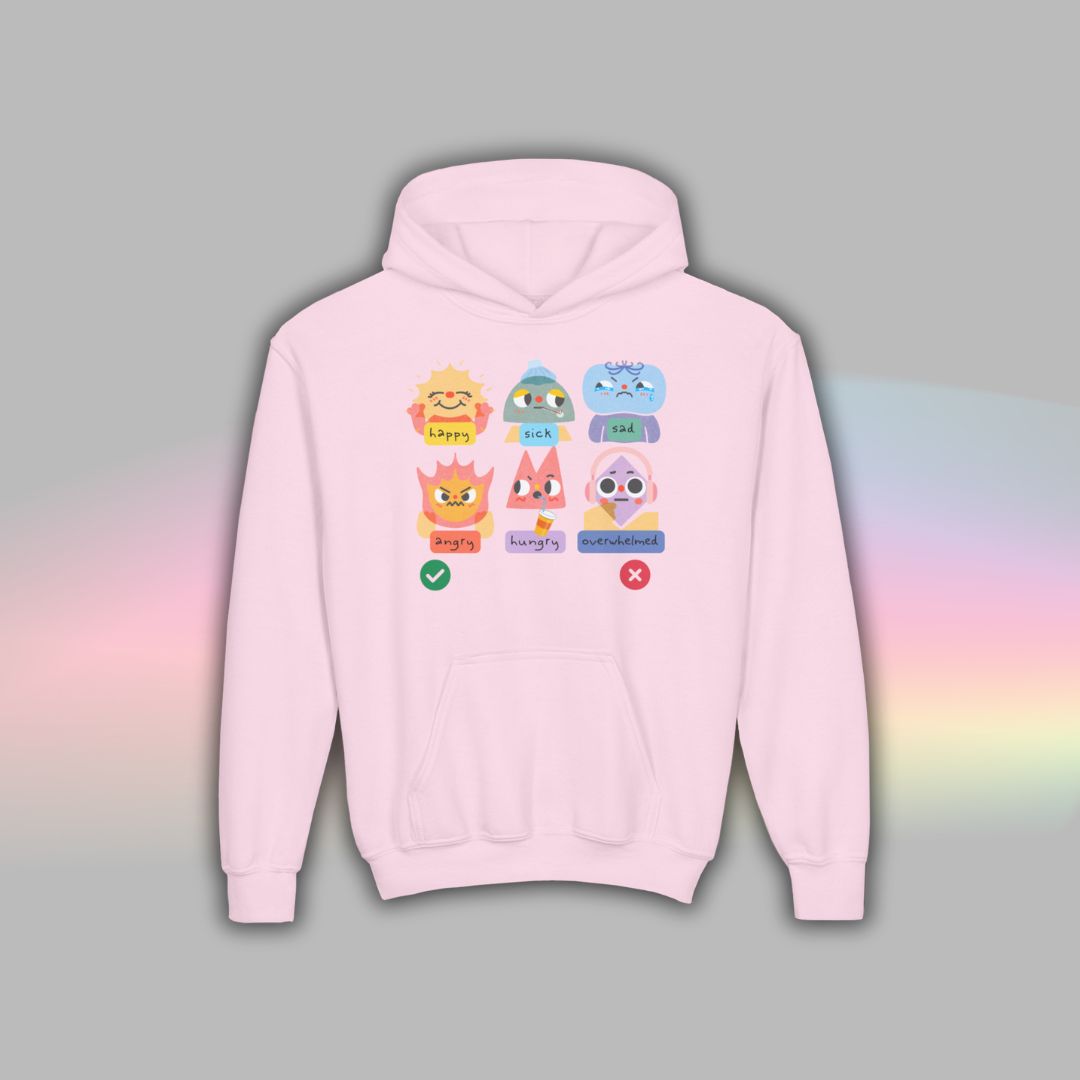 Kids Autism Hoodie | Nonverbal Shirt | Communication Visuals Riso