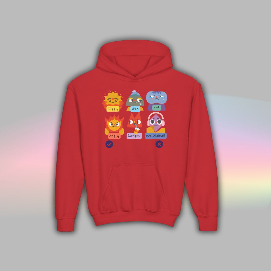 Kids Autism Hoodie | Nonverbal Shirt | Communication Visuals Riso