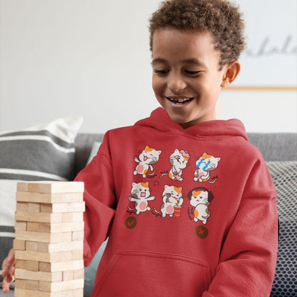 Cat Communication Hoodie for Kids | Autism Support Wear