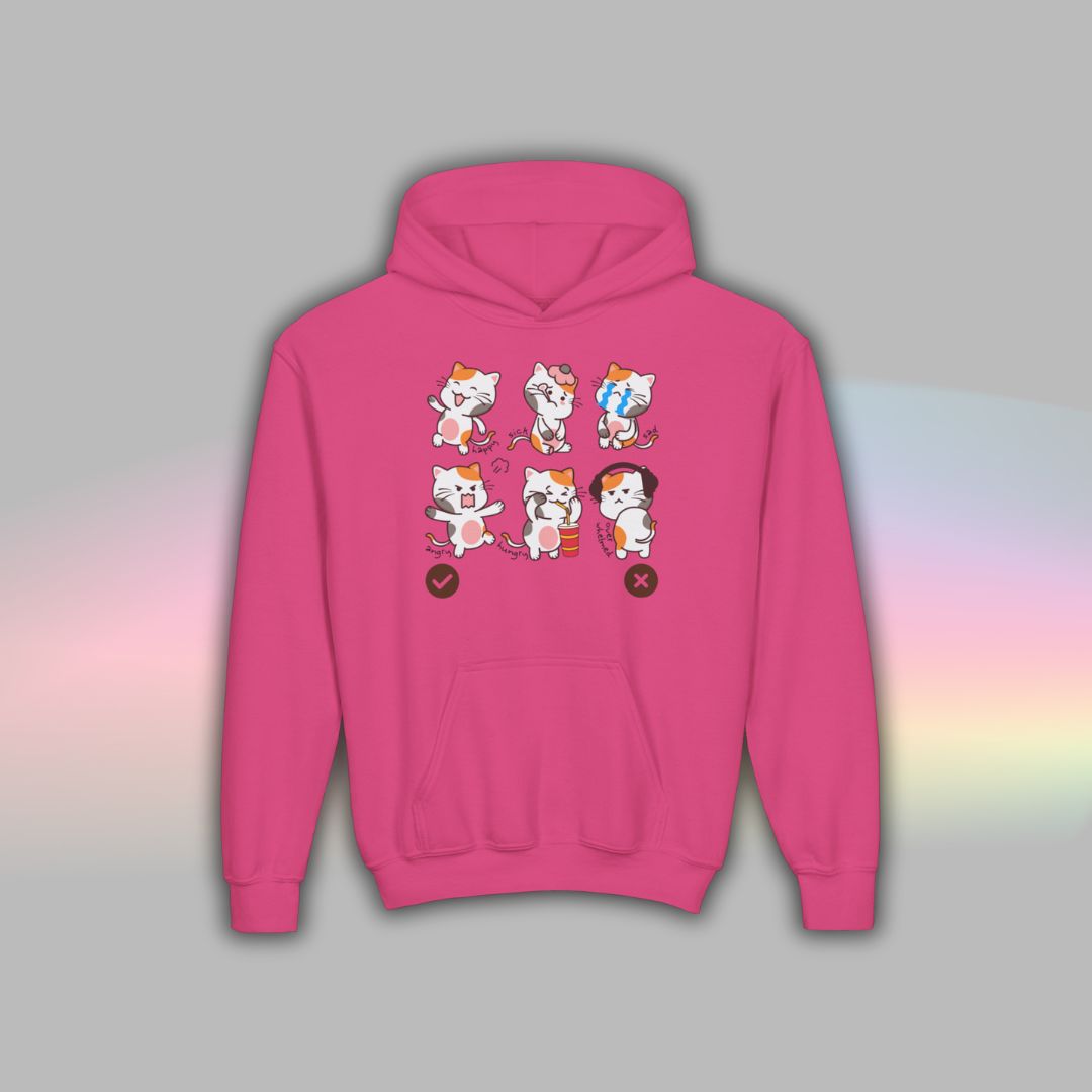 Cat Communication Hoodie for Kids | Autism Support Wear
