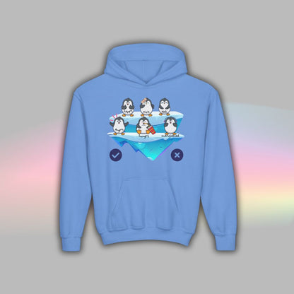 Penguin Communication Hoodie for Kids | Visual Supports for Autism