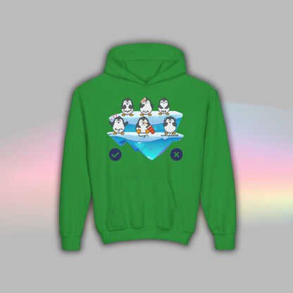 Penguin Communication Hoodie for Kids | Visual Supports for Autism