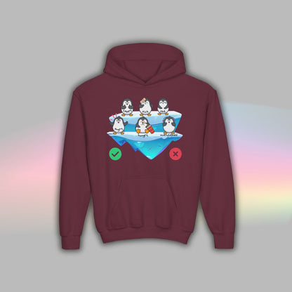 Penguin Communication Hoodie for Kids | Visual Supports for Autism
