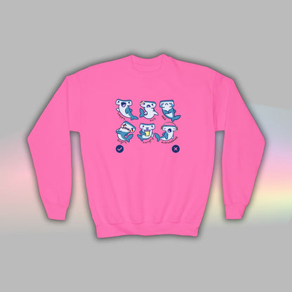 Kids Autism Sweatshirt | Neurodiversity | Nonverbal Crewneck | Shark