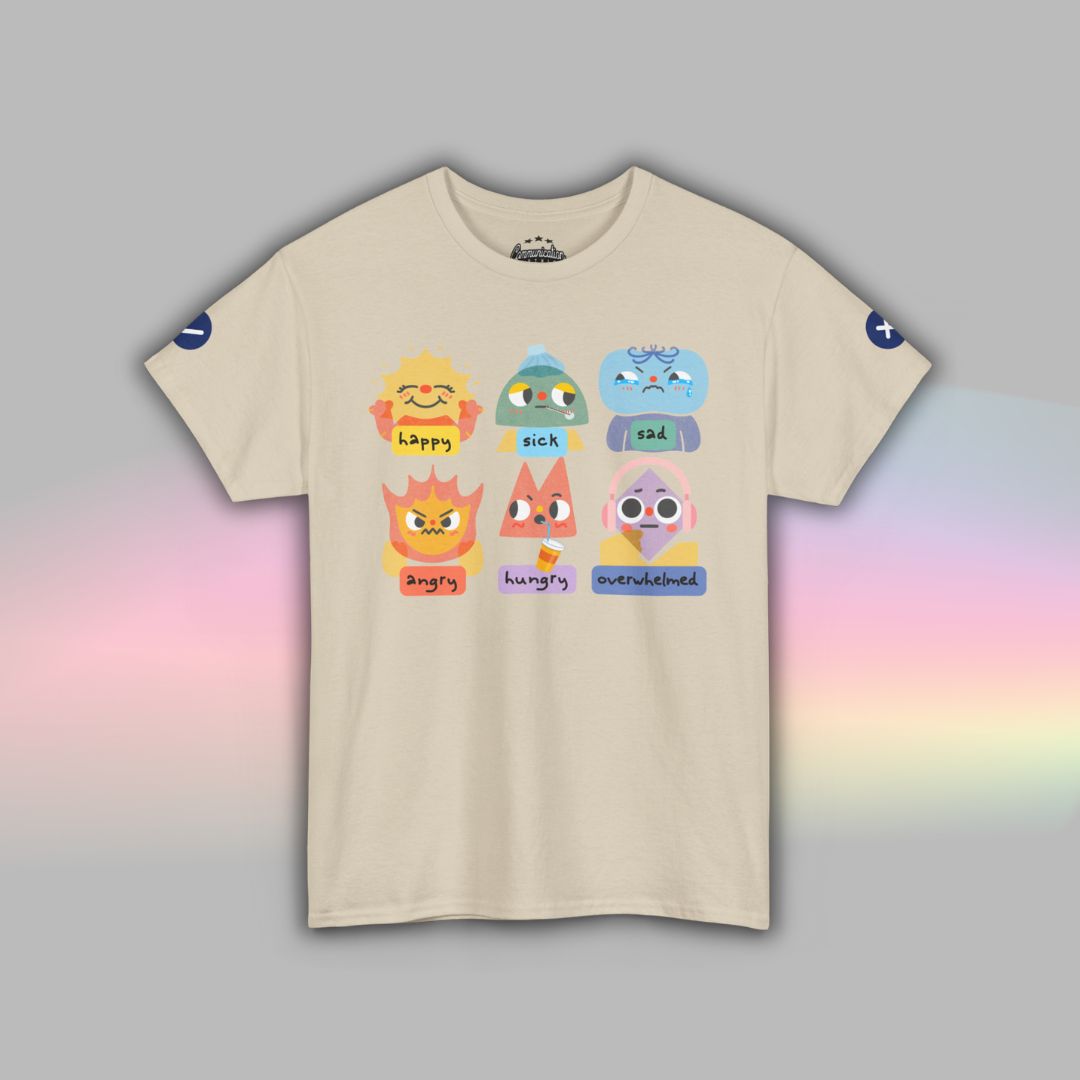 Adult Autism Shirt | Neurodiversity T Shirt | Visual Supports | Riso