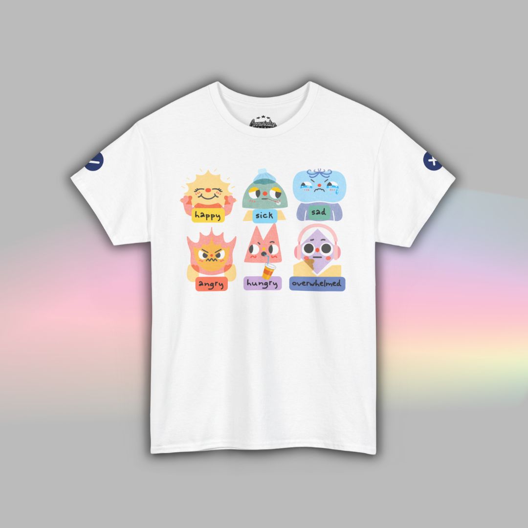 Adult Autism Shirt | Neurodiversity T Shirt | Visual Supports | Riso