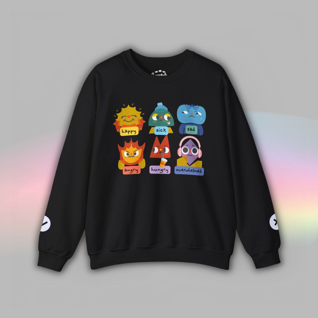 Adult Autism Crewneck | Communication Sweatshirt | Riso