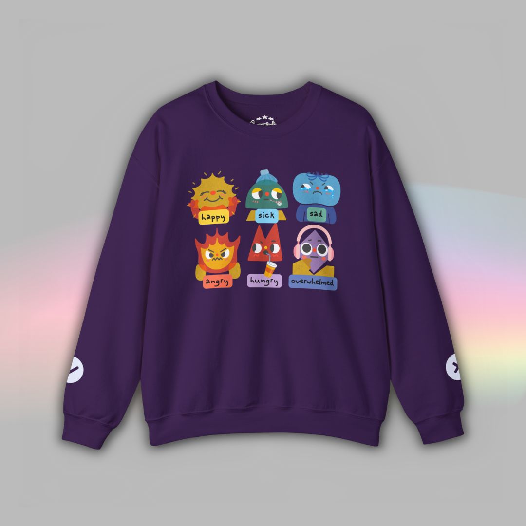Adult Autism Crewneck | Communication Sweatshirt | Riso