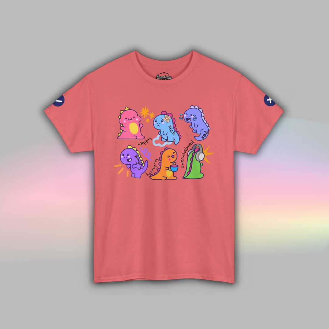Adult Autism Shirt | Visual Support TShirt | Dinosaur