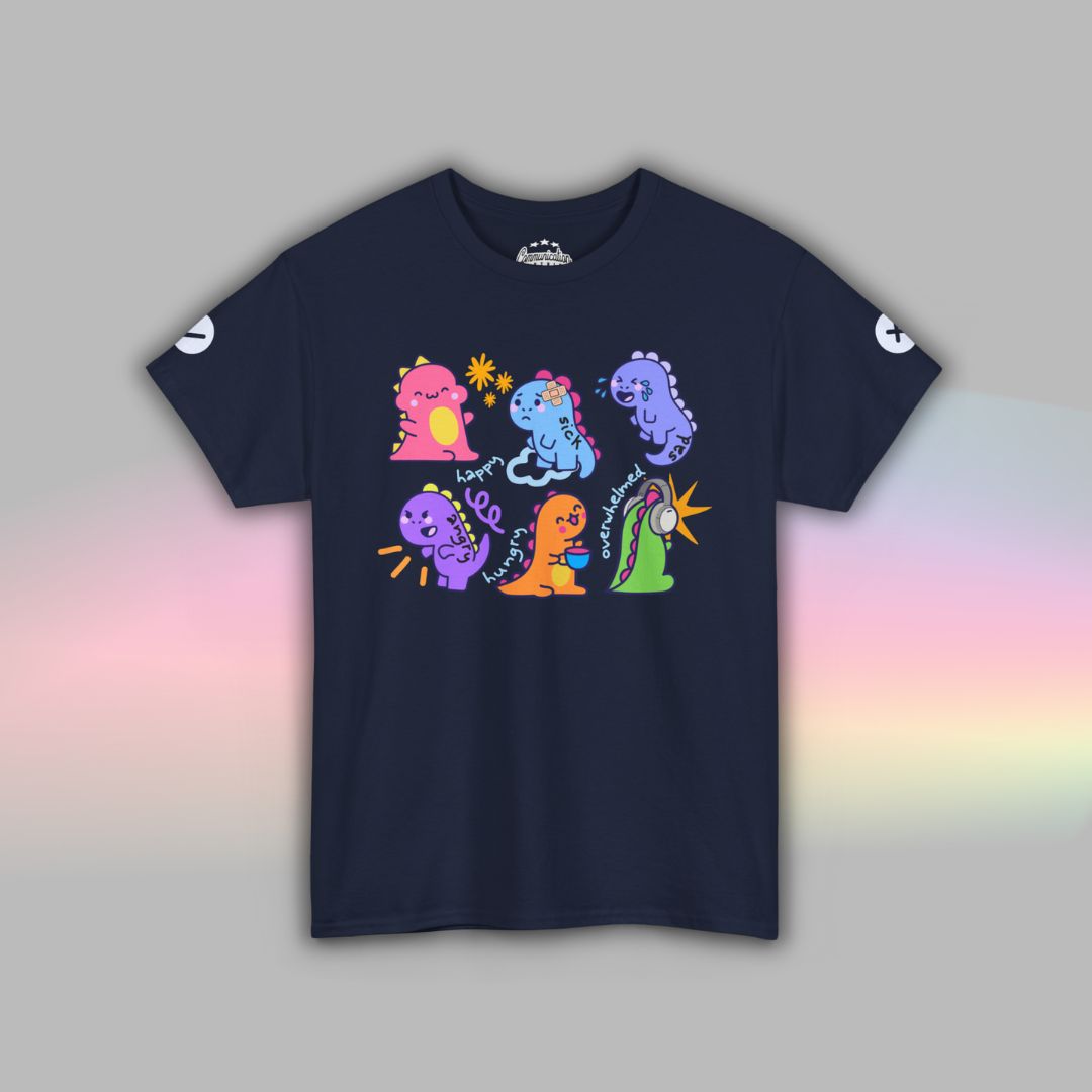 Adult Autism Shirt | Visual Support TShirt | Dinosaur