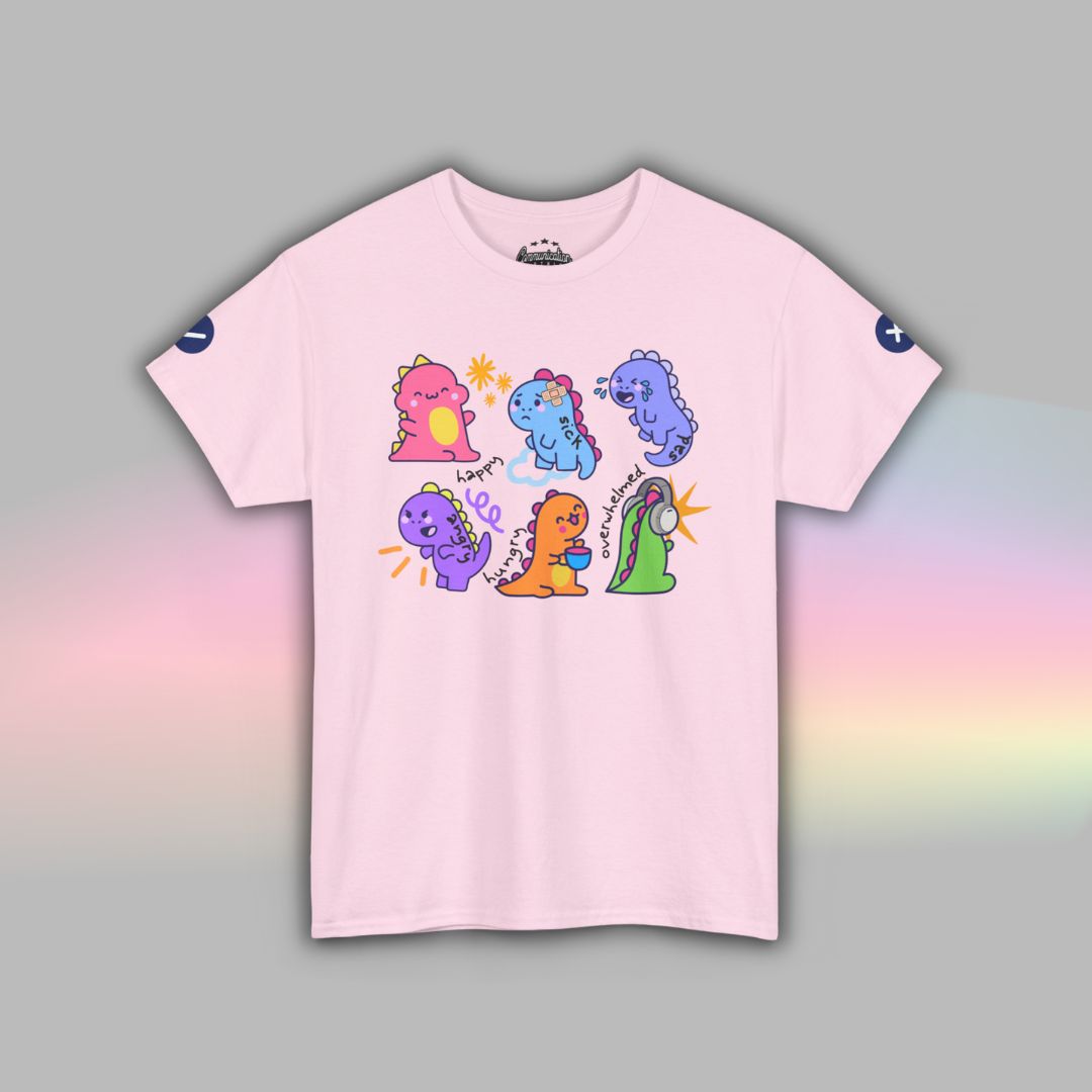 Adult Autism Shirt | Visual Support TShirt | Dinosaur