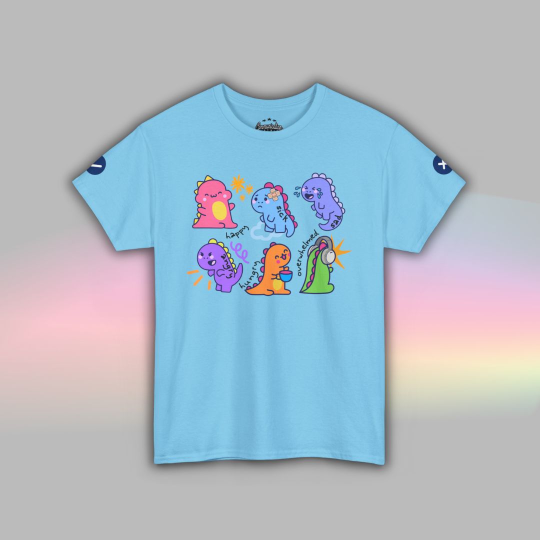 Adult Autism Shirt | Visual Support TShirt | Dinosaur