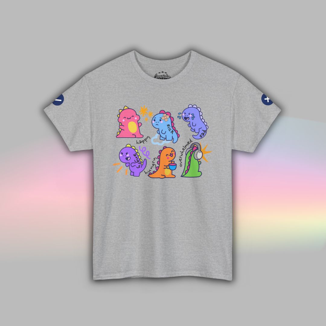 Adult Autism Shirt | Visual Support TShirt | Dinosaur