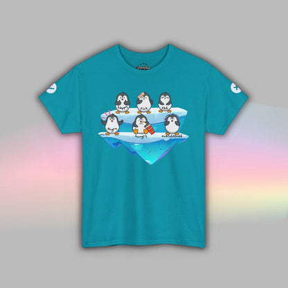 Penguin Communication T-Shirt for Adults | Autism Visual Support Tee