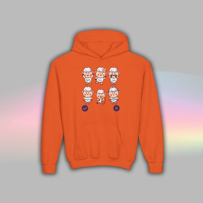 Sheep Communication Hoodie | Visual Support Hoodie for Autistic Kids