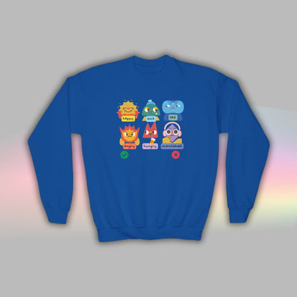 Kids Neurodiversity Crewneck | Autism Sweatshirt | Riso