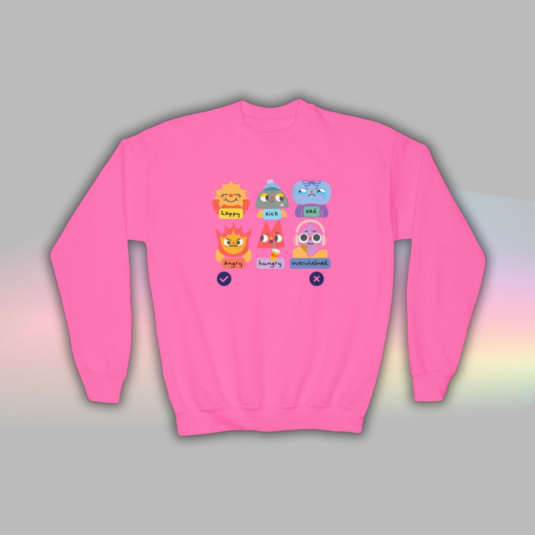 Kids Neurodiversity Crewneck | Autism Sweatshirt | Riso