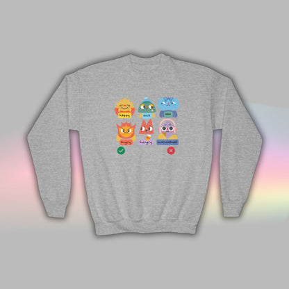 Kids Neurodiversity Crewneck | Autism Sweatshirt | Riso