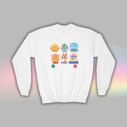 Kids Neurodiversity Crewneck | Autism Sweatshirt | Riso