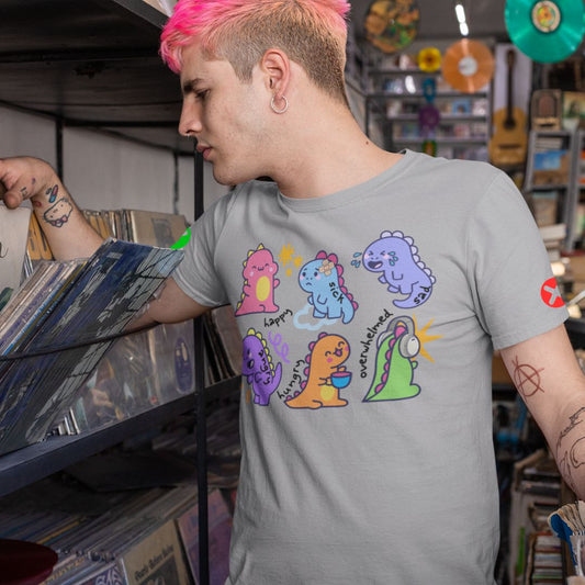 Adult Autism Shirt | Visual Support TShirt | Dinosaur