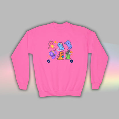 Kids Autism Sweatshirt | Neurodiversity Shirt | Nonverbal | Dinosaur