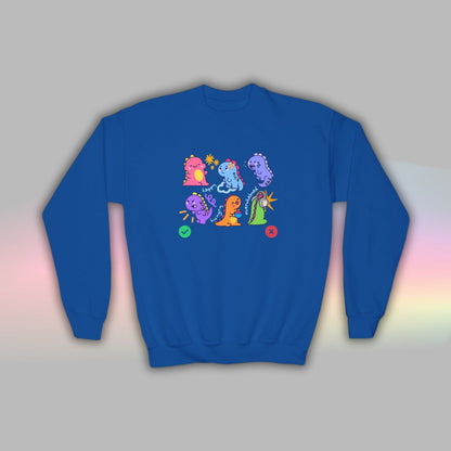 Kids Autism Sweatshirt | Neurodiversity Shirt | Nonverbal | Dinosaur