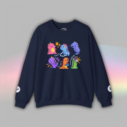 Adult Communication Crewneck | Sweatshirt for Communication | Dinosaur