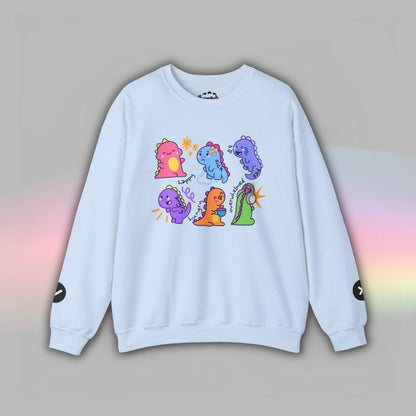 Adult Communication Crewneck | Sweatshirt for Communication | Dinosaur