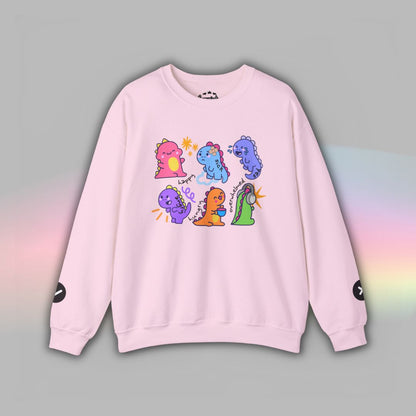 Adult Communication Crewneck | Sweatshirt for Communication | Dinosaur
