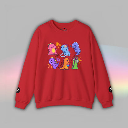Adult Communication Crewneck | Sweatshirt for Communication | Dinosaur