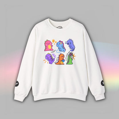 Adult Communication Crewneck | Sweatshirt for Communication | Dinosaur