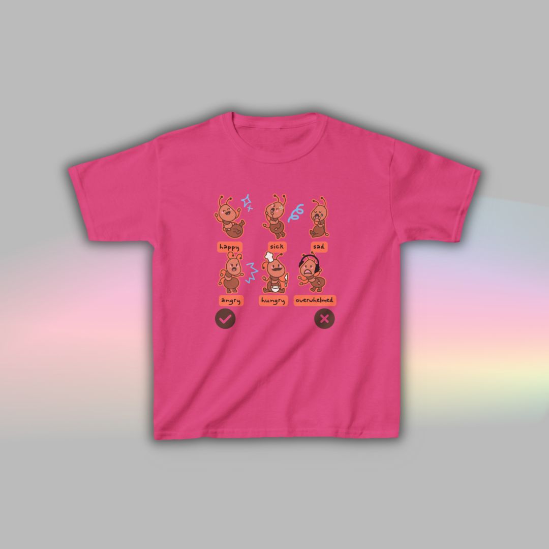 Ant Communication T-Shirt for Kids | Visual Support Autism Shirt