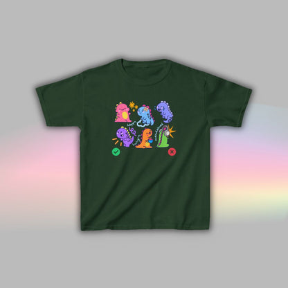 Kids Neurodiversity T Shirt | Autism Shirt | Nonverbal Tee Dinosaur