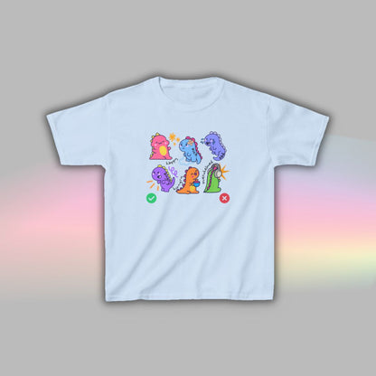 Kids Neurodiversity T Shirt | Autism Shirt | Nonverbal Tee Dinosaur
