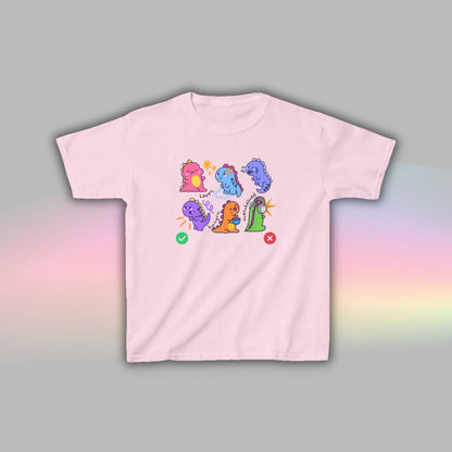 Kids Neurodiversity T Shirt | Autism Shirt | Nonverbal Tee Dinosaur