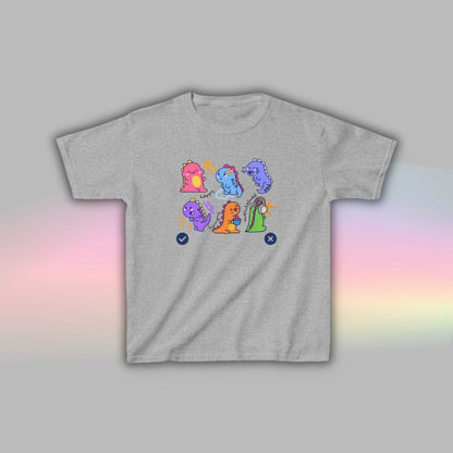 Kids Neurodiversity T Shirt | Autism Shirt | Nonverbal Tee Dinosaur