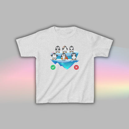 Communication T-Shirt for Kids | Autism Communication Tee | Penguin