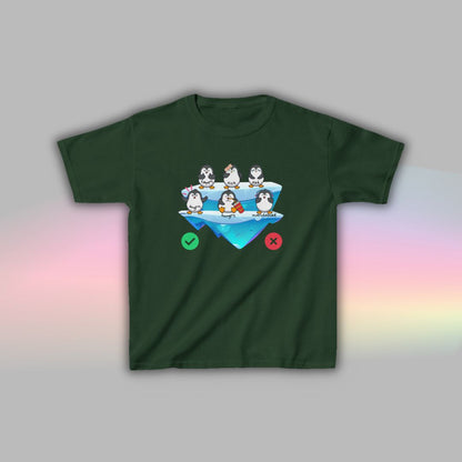Communication T-Shirt for Kids | Autism Communication Tee | Penguin