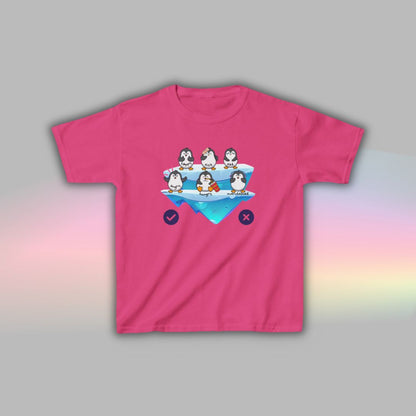 Communication T-Shirt for Kids | Autism Communication Tee | Penguin