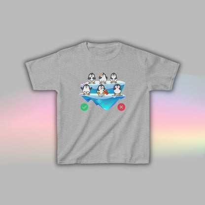 Communication T-Shirt for Kids | Autism Communication Tee | Penguin